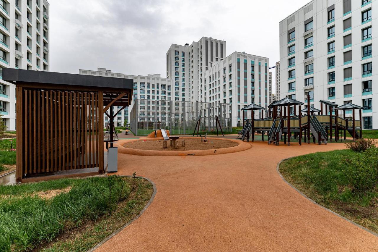 Уютная 1 Комнатная Freedom Apartman Asztana Kültér fotó